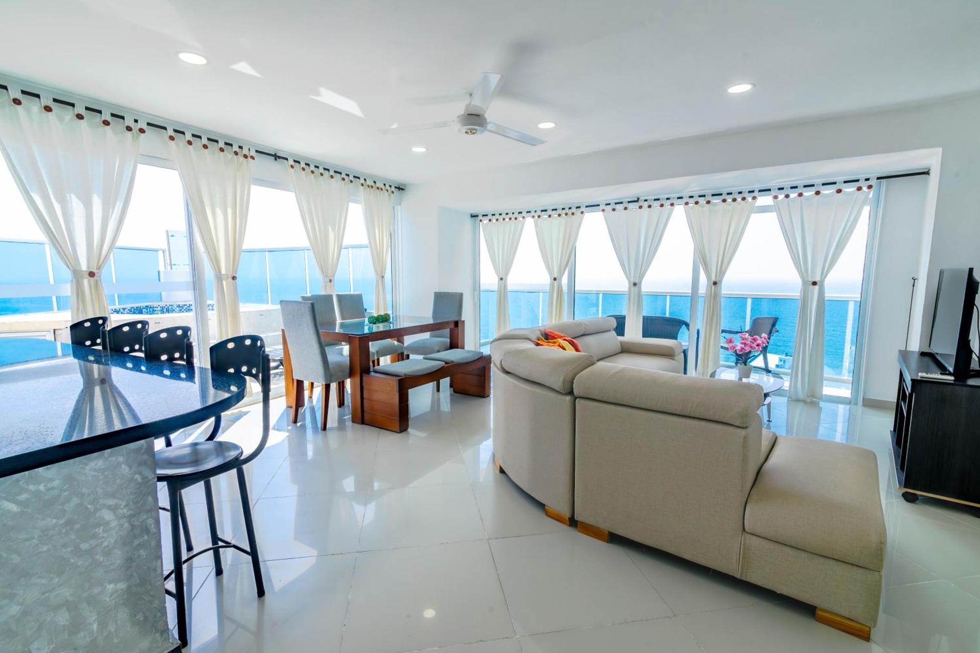 Apartamento Unik Cartagena Edificio Poseidon المظهر الخارجي الصورة